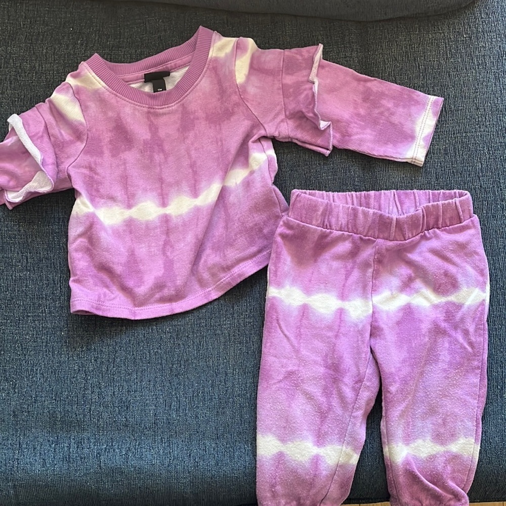 ART CLASS purple tie dye set